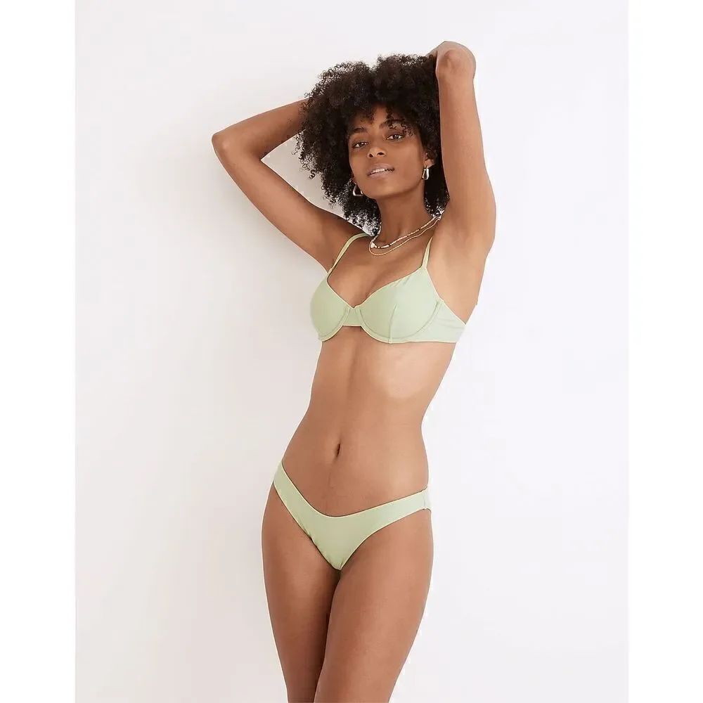 Madewell Second Wave Underwire Bikini Top new